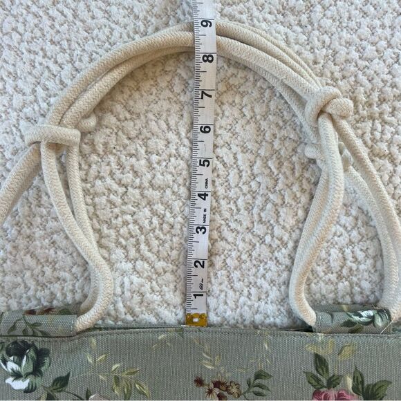 Farmhouse Is My Style Floral Green Cottage Boho Tote Bag - Picture 8 of 12